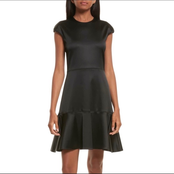 NWT! Theory Essential Fit & Flare Dress, Size 8 - Picture 1 of 7